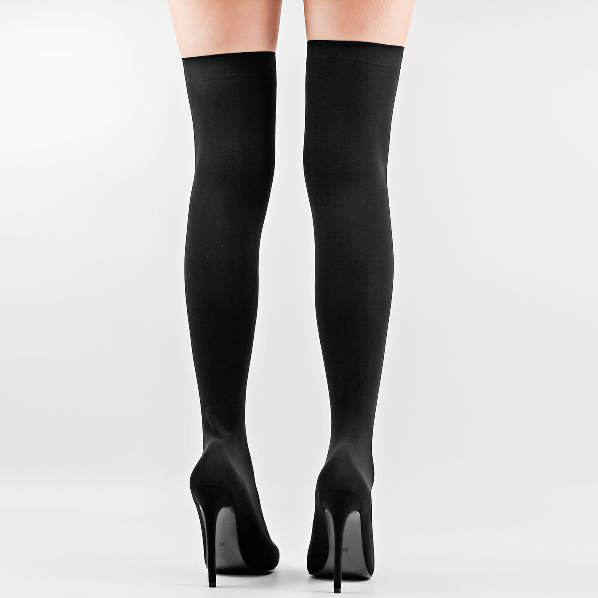 Pointy Toe Over The Knee Stockings Boots - Onlymaker