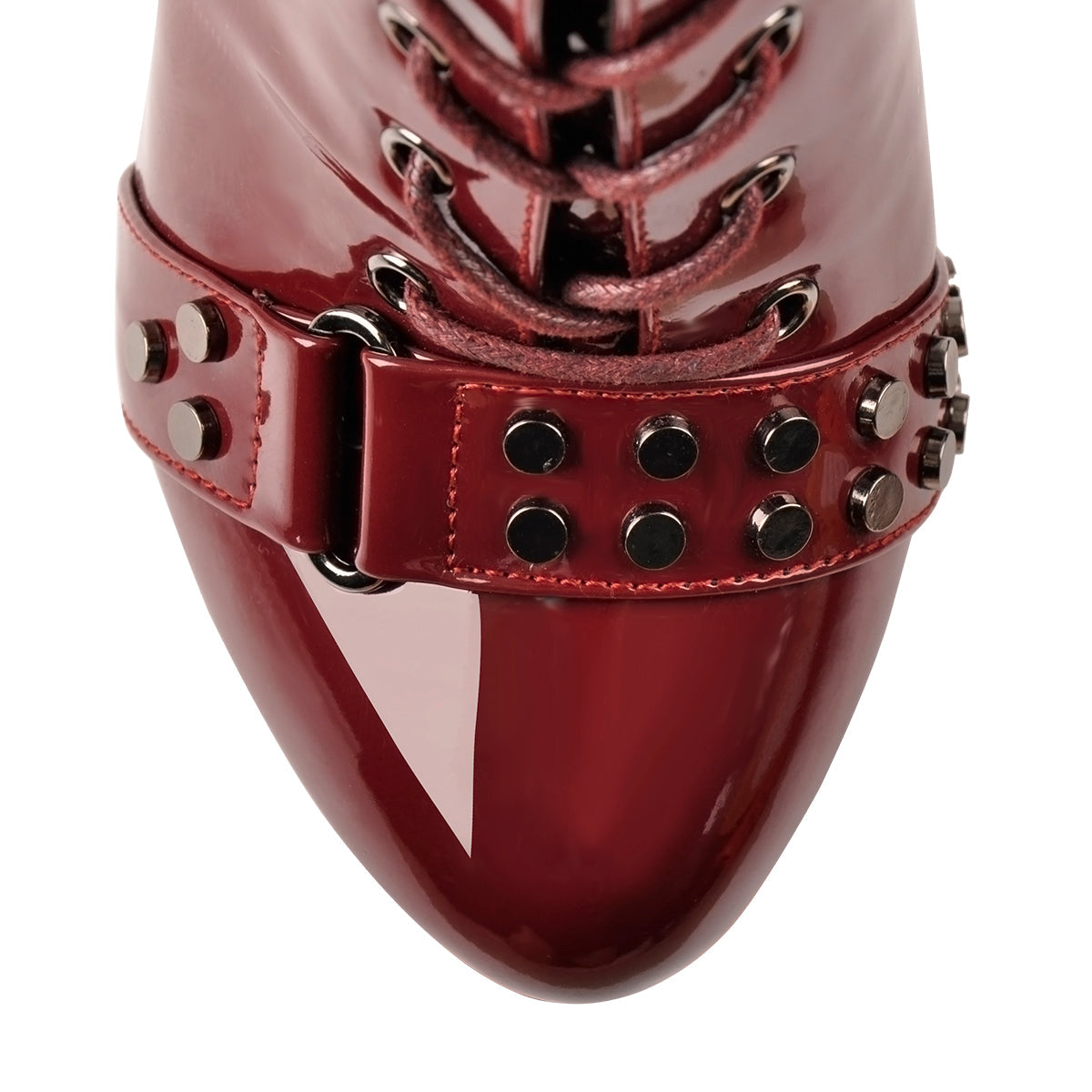 Platform Lace-Up High Heel Stiletto Over The Knee Boots - Onlymaker