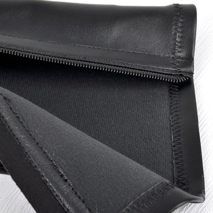 Black Platform Zip Up Mid-Calf Boots - Onlymaker