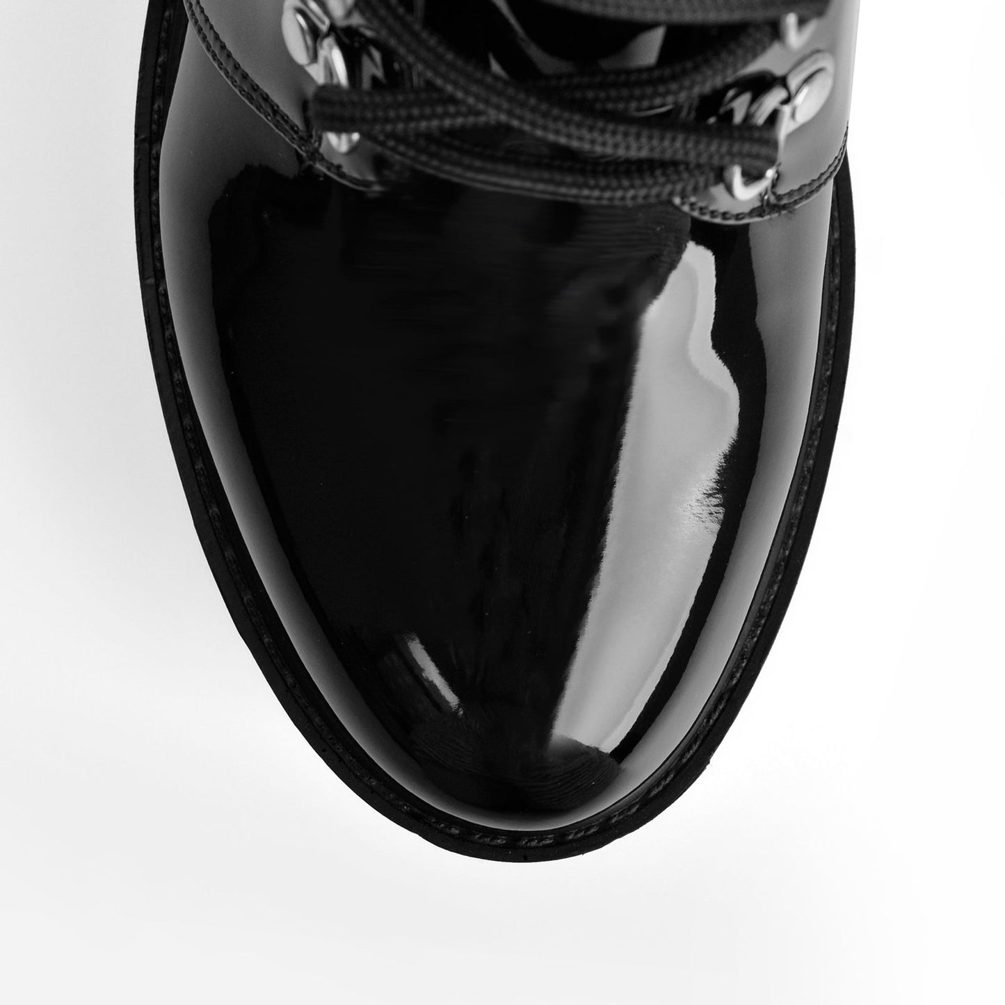 Holographic Platform Chunky Heels Boots - Onlymaker