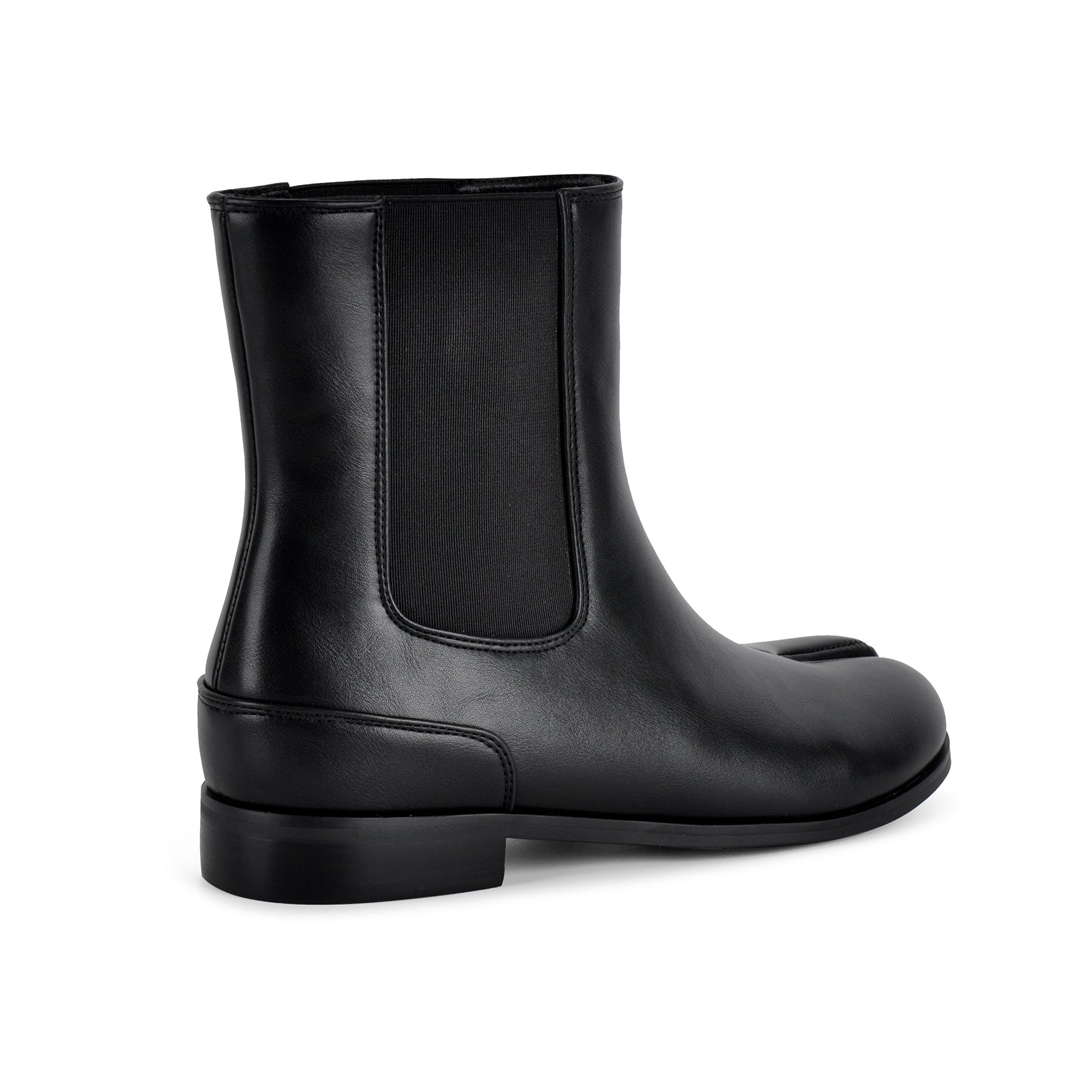 Round Toe Tabi Chelsea Flat Ankle Boots - Onlymaker
