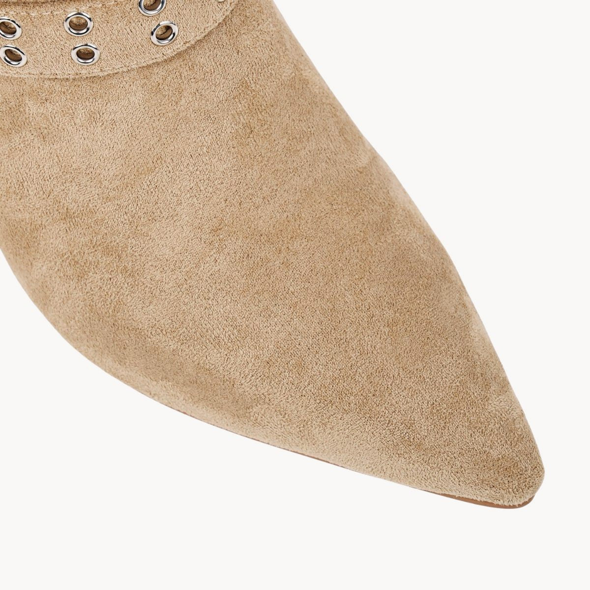 Suede Multi-Buckle Kitten Heel Ankle Boots - Onlymaker