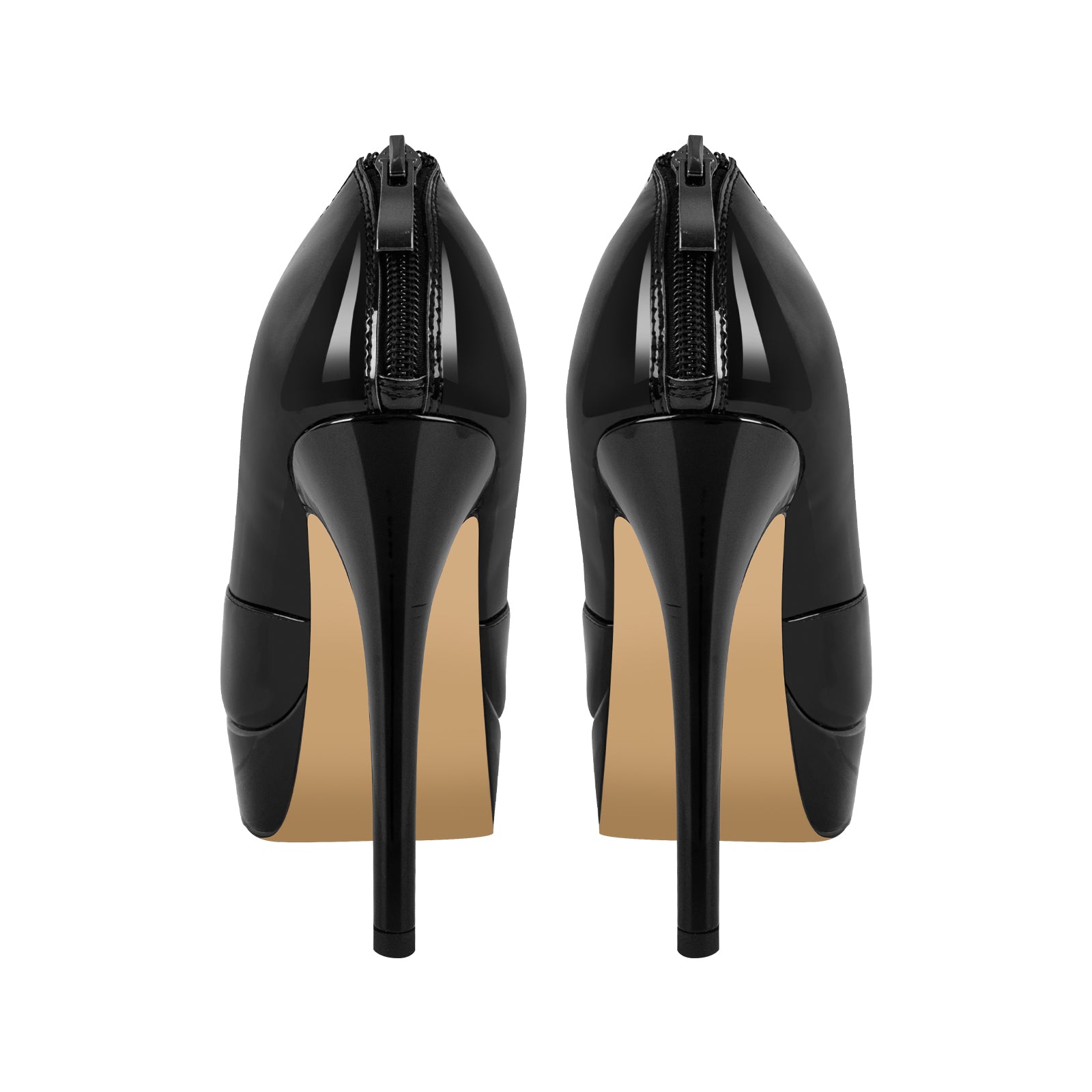 Bow Platform Back Zipper Stiletto Ankle Boots - Onlymaker