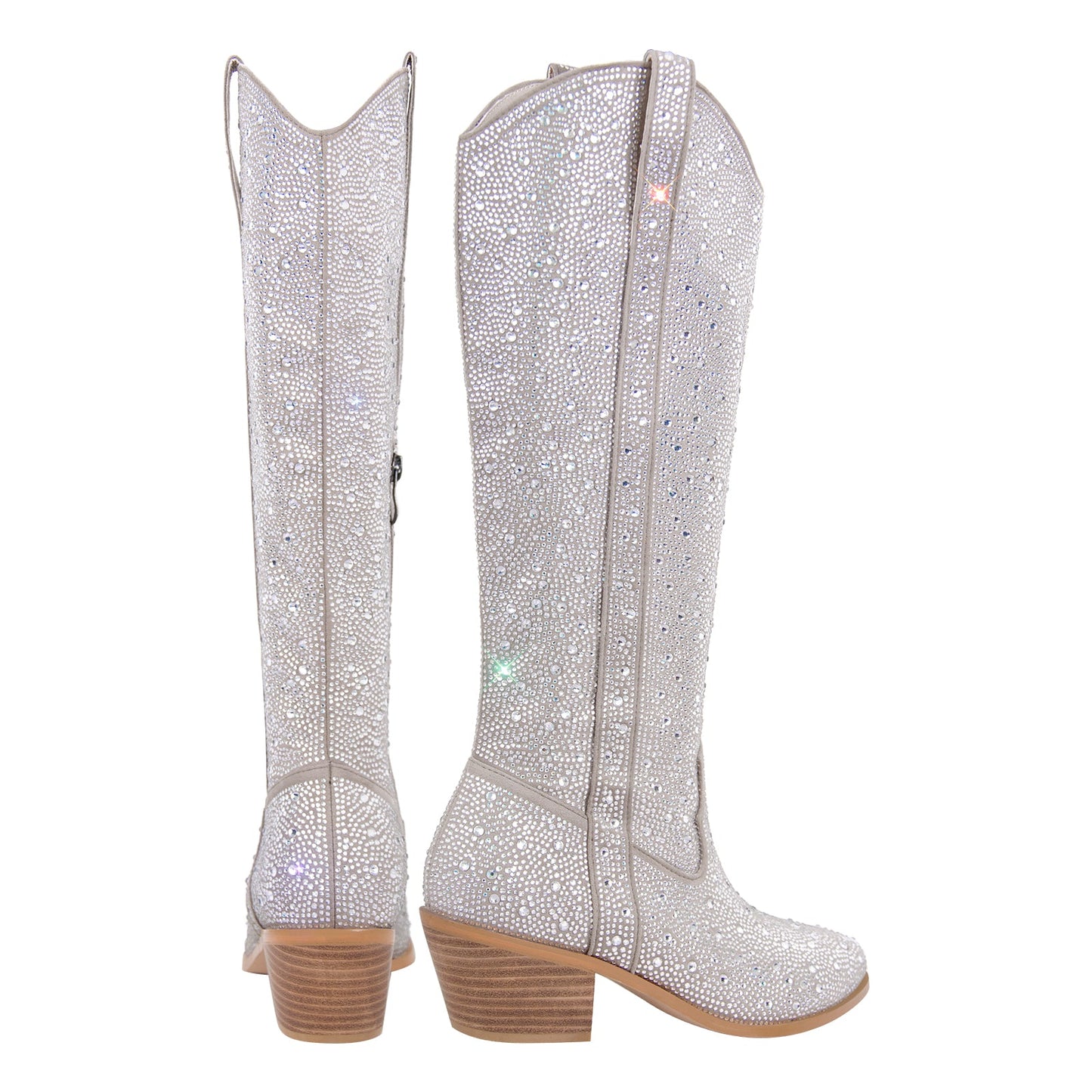 Rhinestone Cowboy Western Boots - Onlymaker