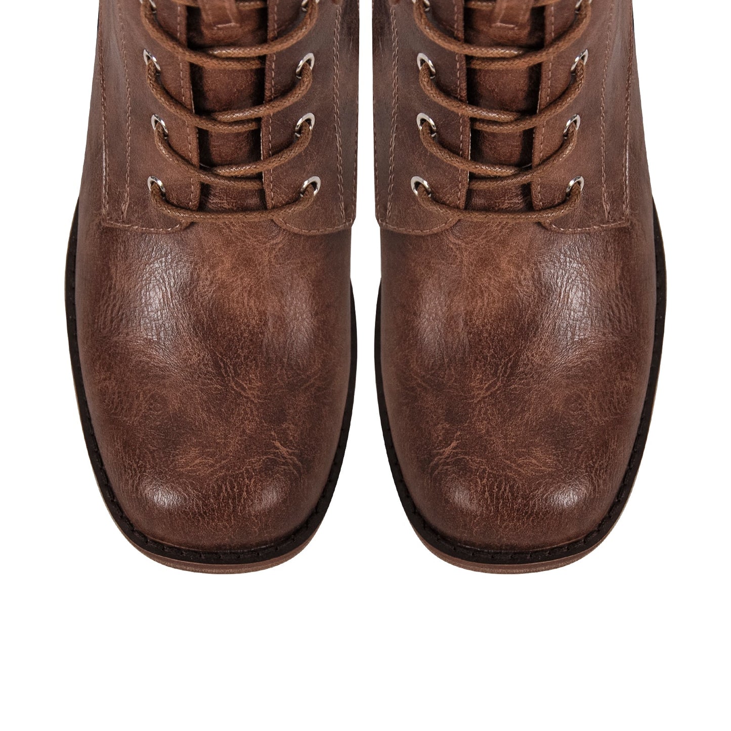 Square Toe Lace-up Ankle Men's Boot - Onlymaker