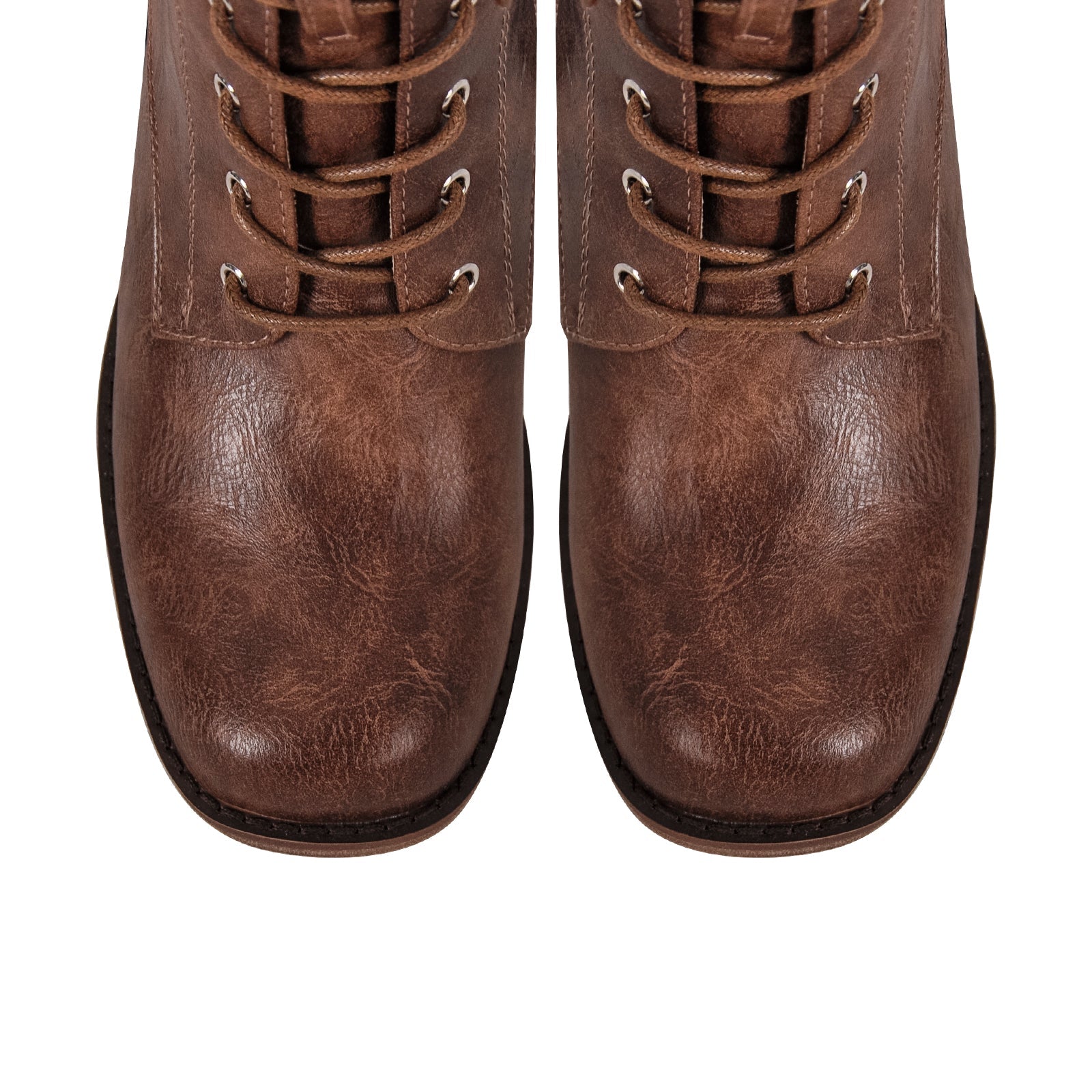 Square Toe Lace-up Ankle Men's Boot - Onlymaker