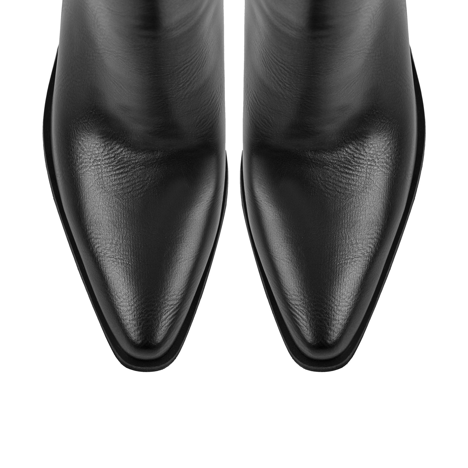 Pointed Toe Chunky Heel Western Ankle Boot - Onlymaker