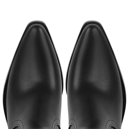 Chunky Heel Western Ankle Men's Boot - Onlymaker