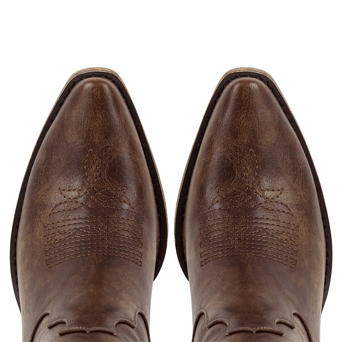 Onlymaker Boots Over The Knee Embroidered Western Boots - Onlymaker