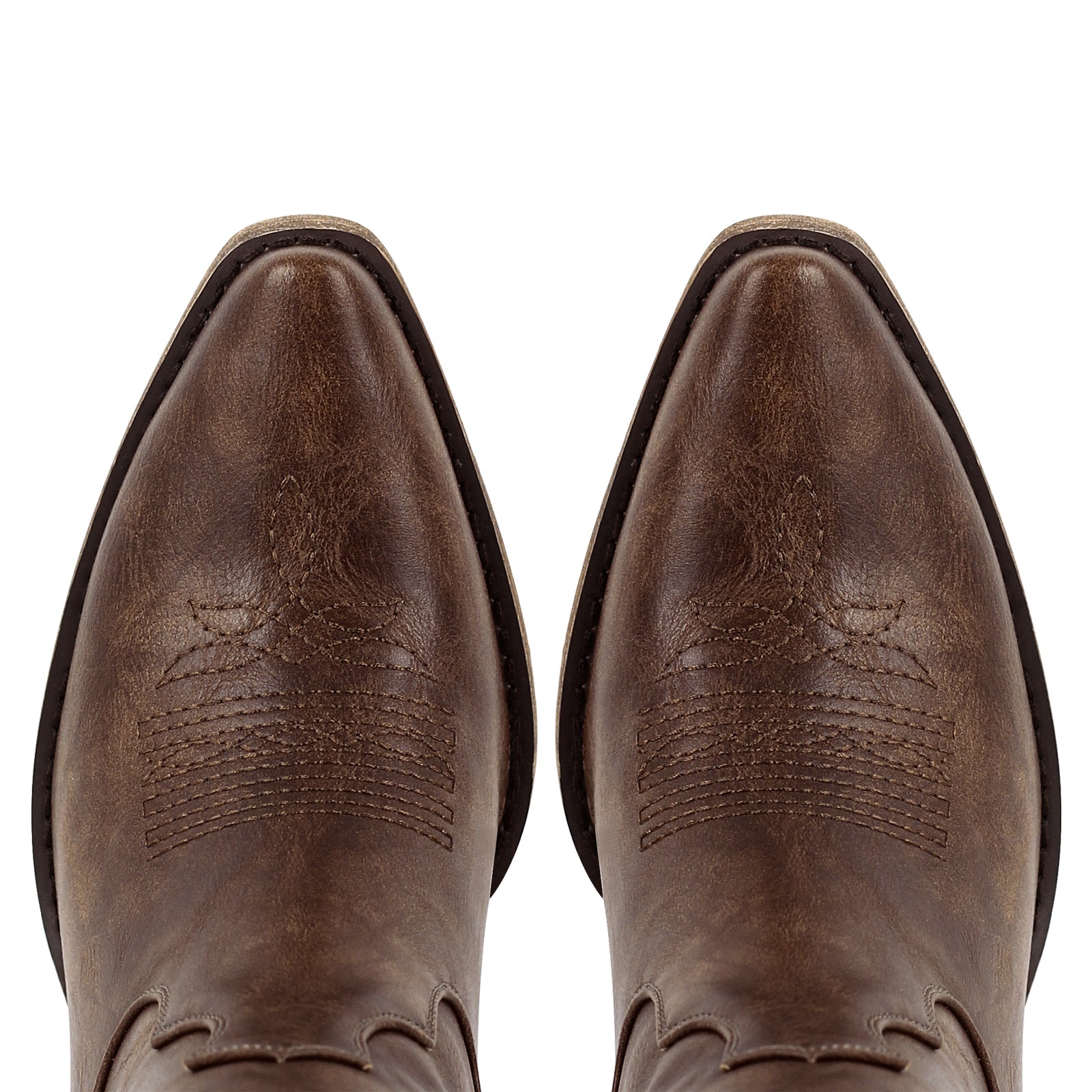 Onlymaker Boots Over The Knee Embroidered Western Boots - Onlymaker