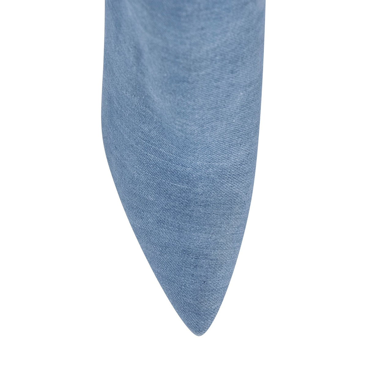 Denim Pointed Toe High Stiletto Over The Knee Boots - Onlymaker