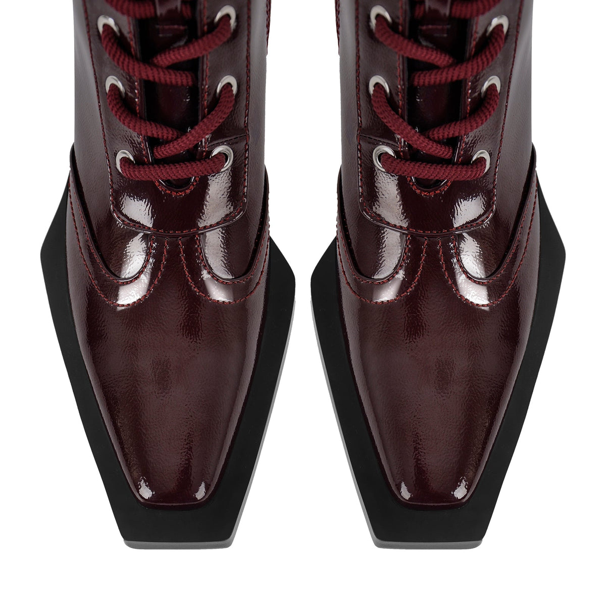 Square Toe Buckle Ankle Boots - Onlymaker