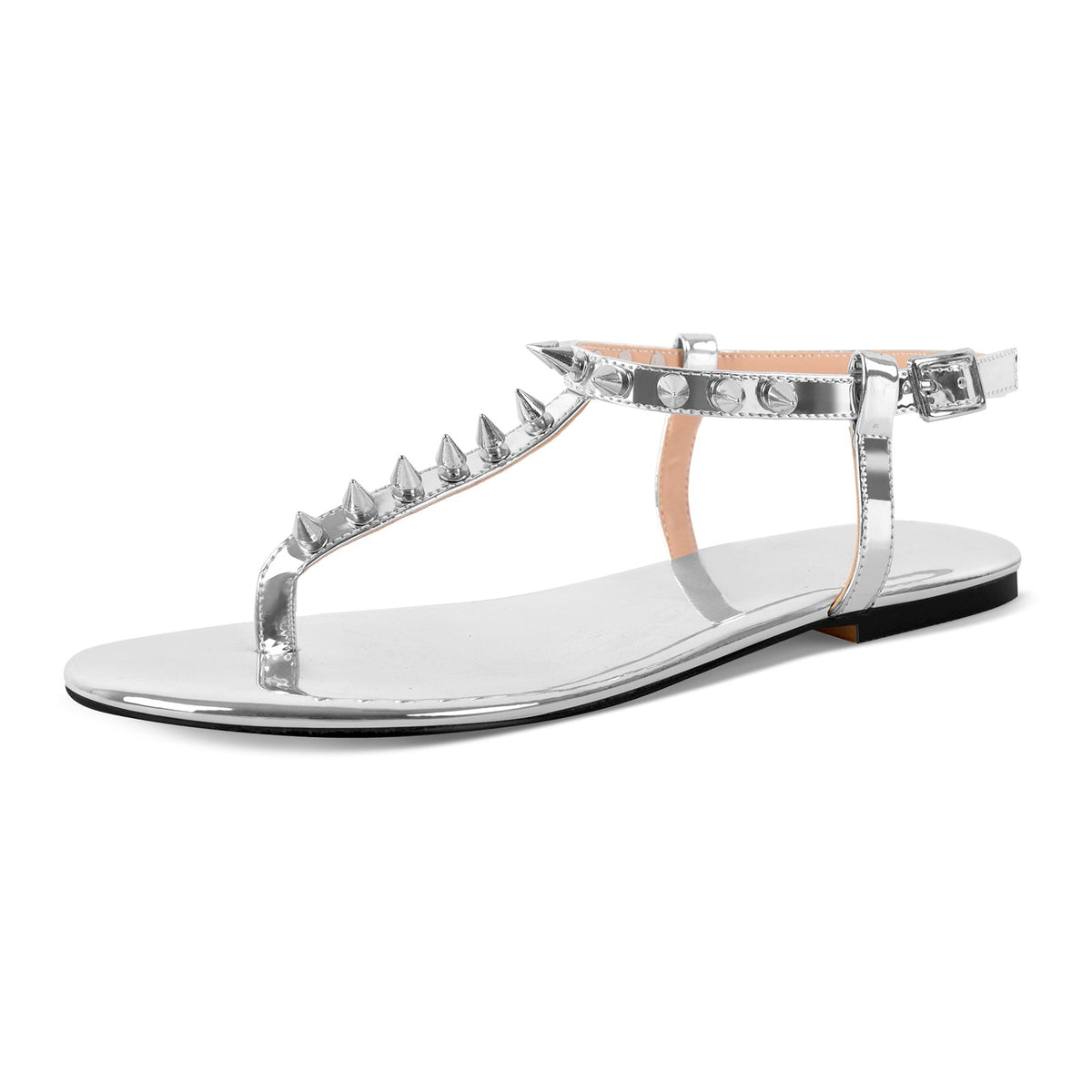 Studded Clip-On Toe Slippers - Onlymaker