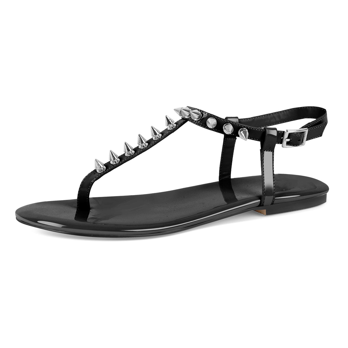 Studded Clip-On Toe Slippers - Onlymaker