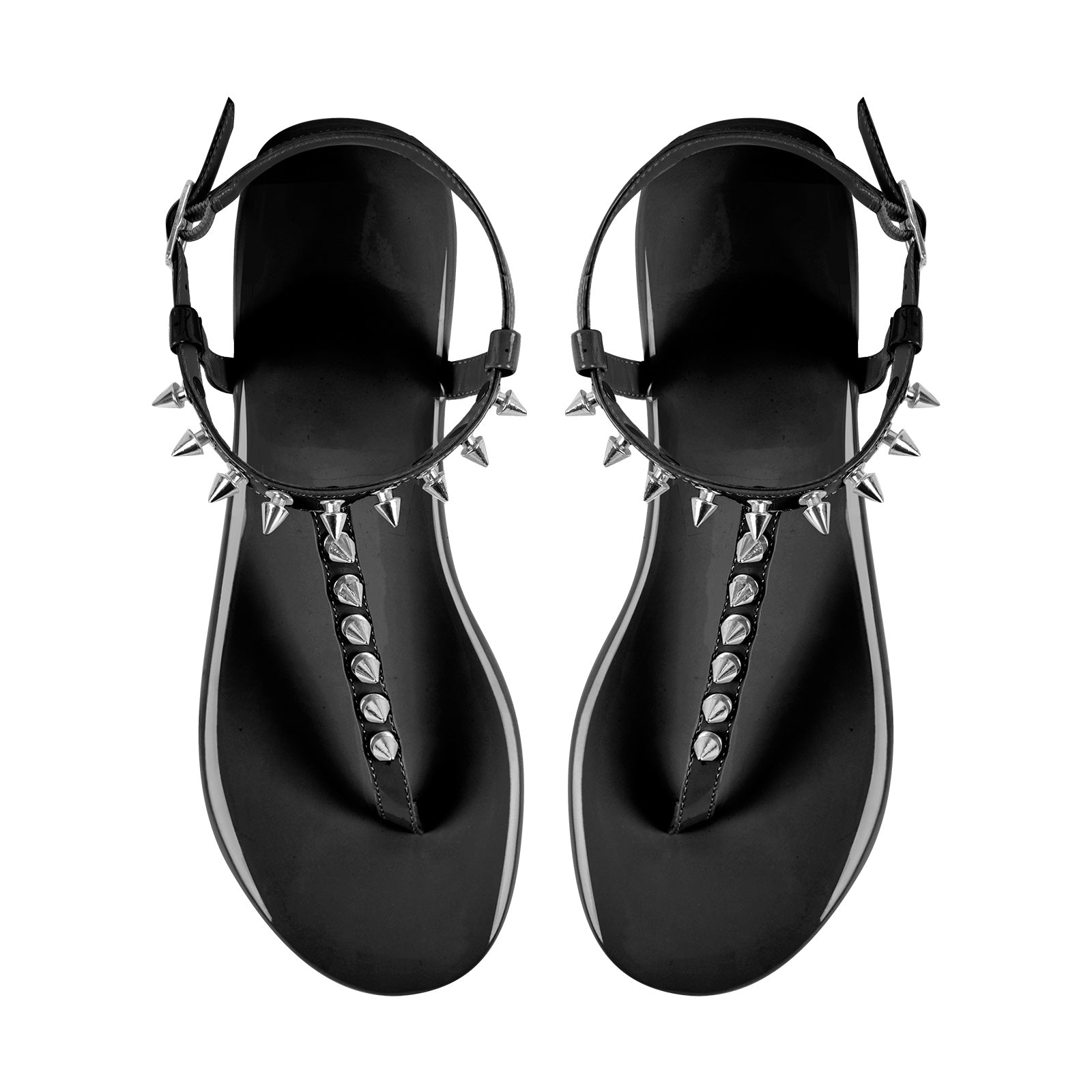 Studded Clip-On Toe Slippers - Onlymaker