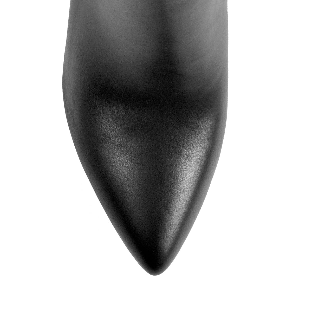 Pointed Toe Chunky Heel Ankle Boots - Onlymaker