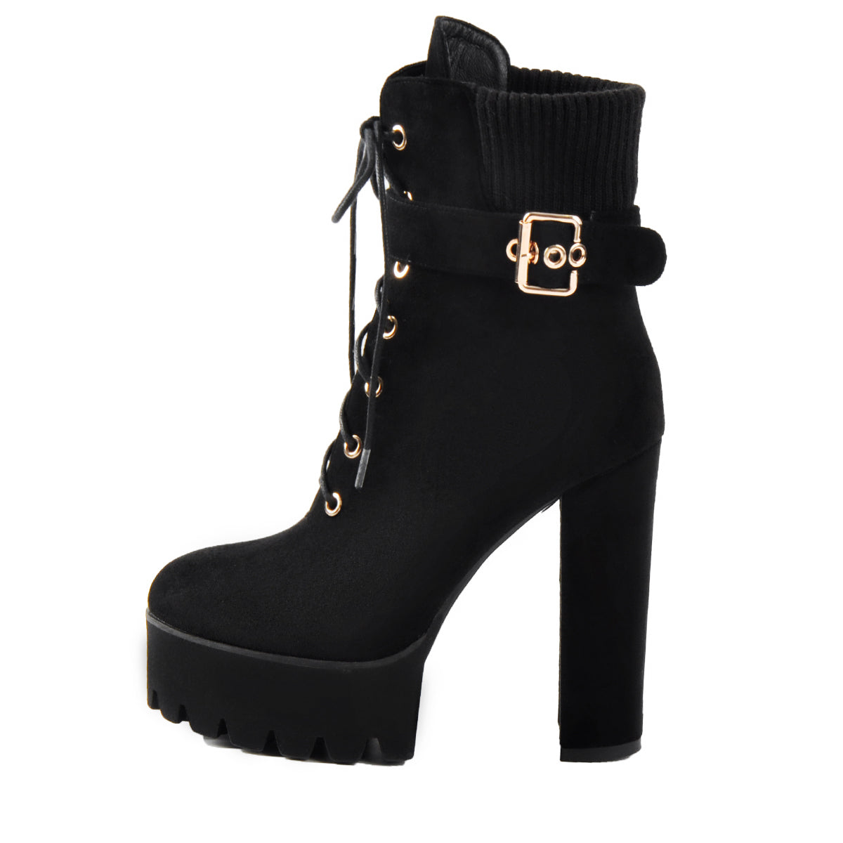 Ankle Platform High Heel Boots - Onlymaker