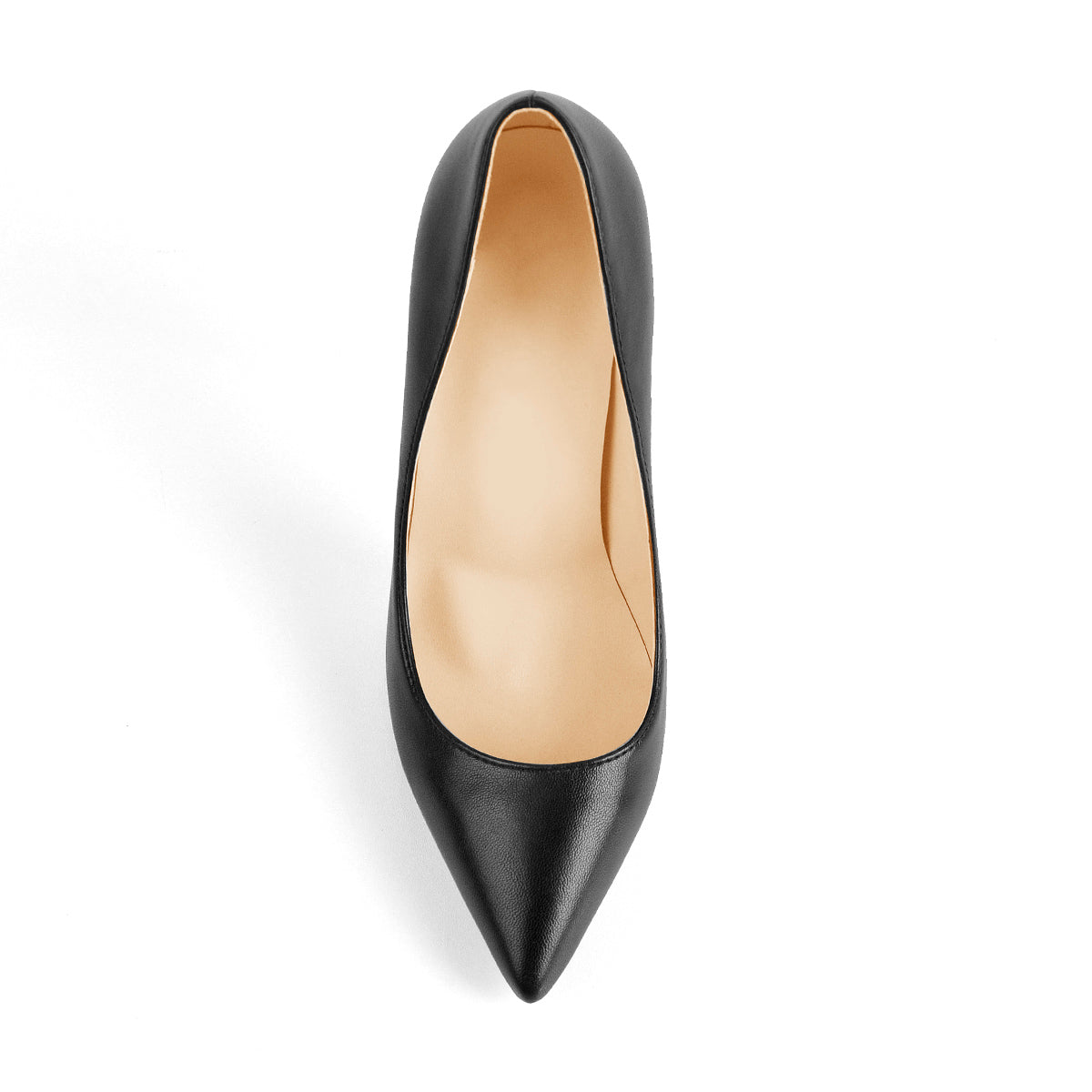 8cm 10cm 12cm Matte Pointed Toe Slip On High Heel Pumps - Onlymaker