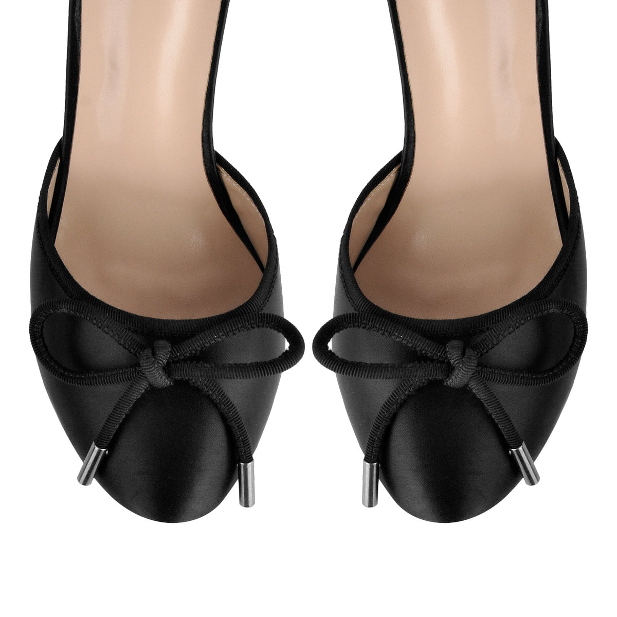 Bow Platform Ankle Lace-up Pumps - Onlymaker