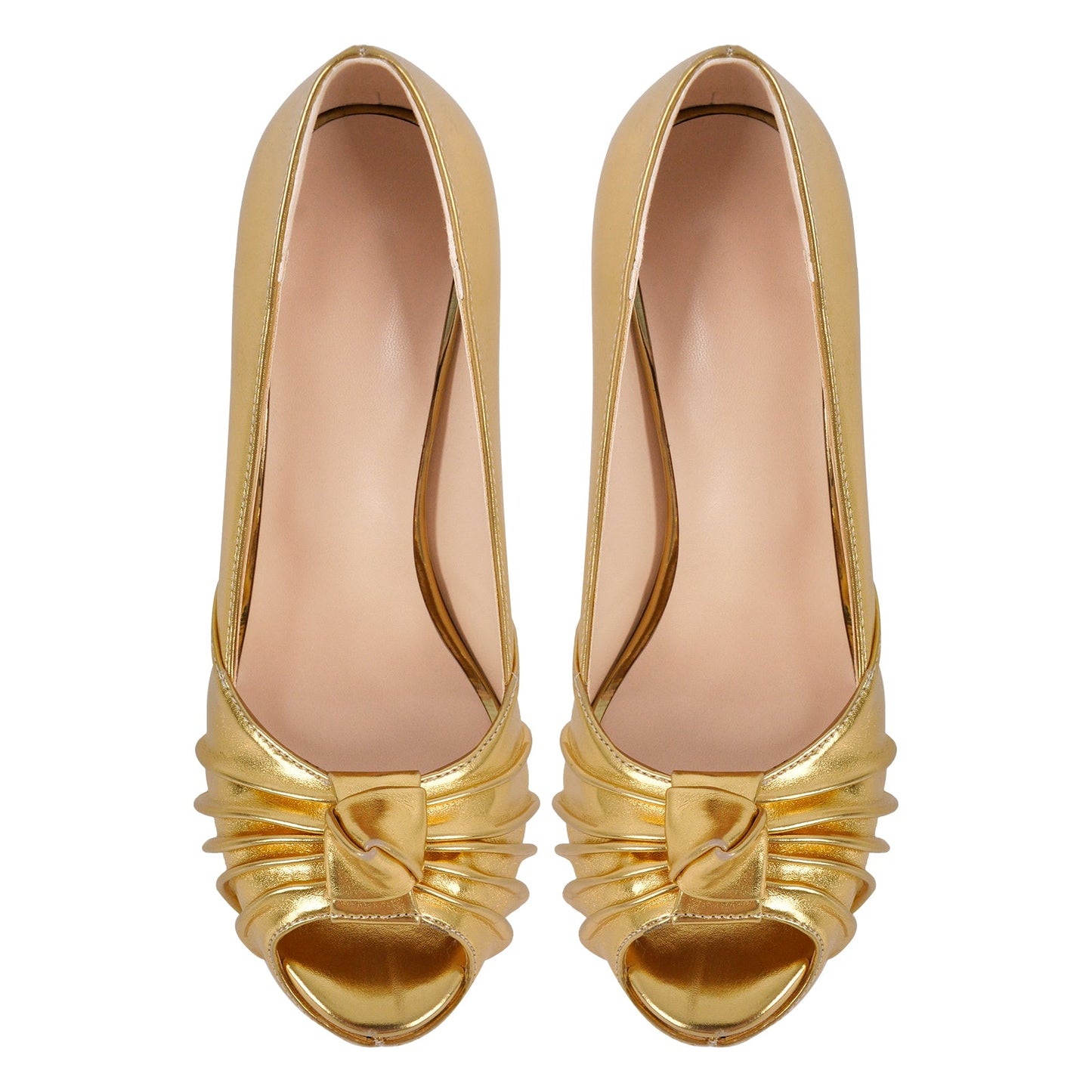Peep Toe Platform Stiletto High Heels - Onlymaker