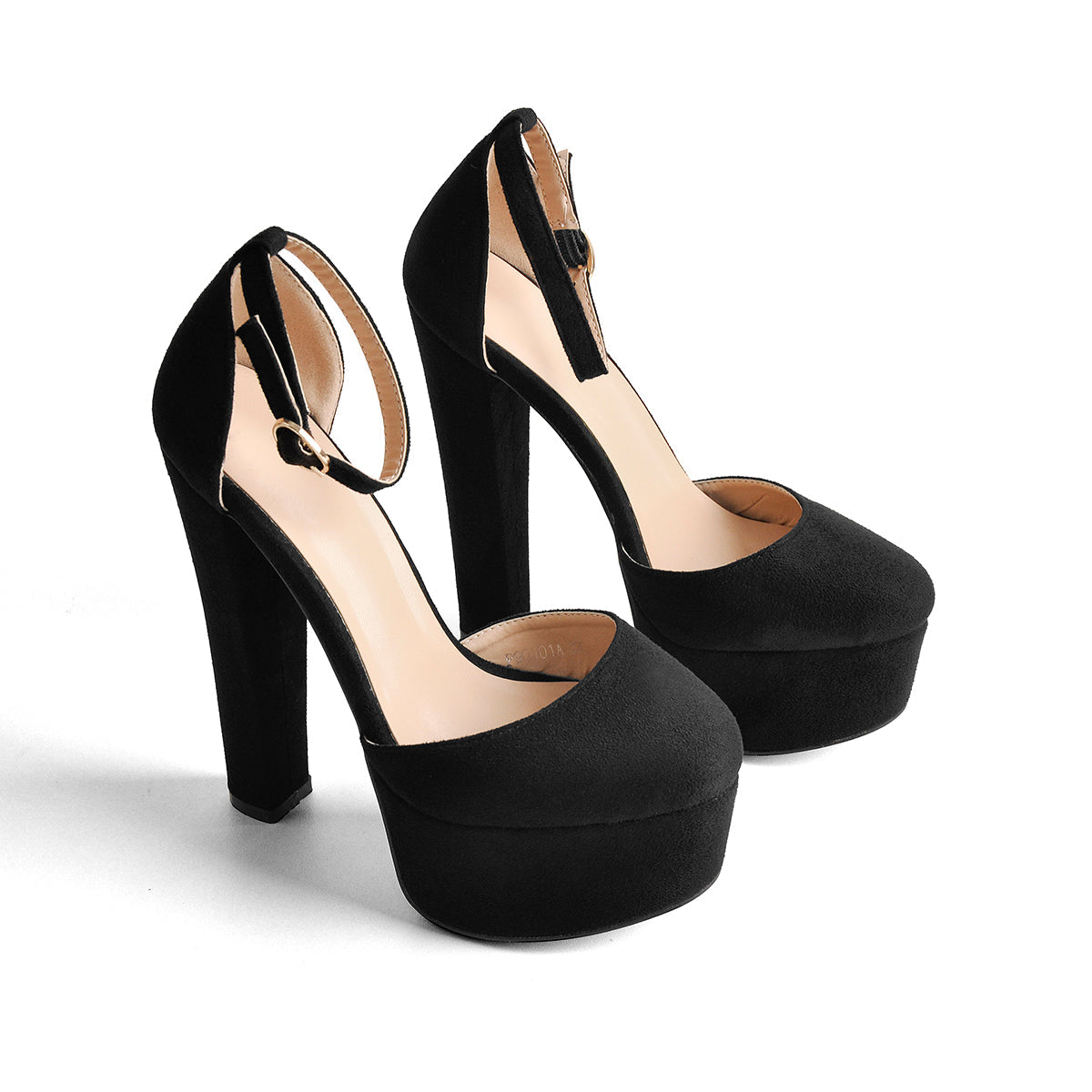 Platform Chunky High Heel Ankle Straps Pumps - Onlymaker