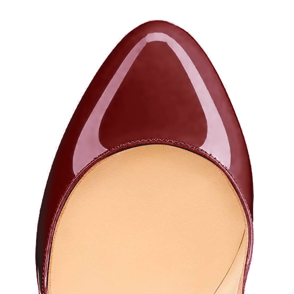 Mary Jane Round Toe Ankle Strap Platform Pumps - Onlymaker