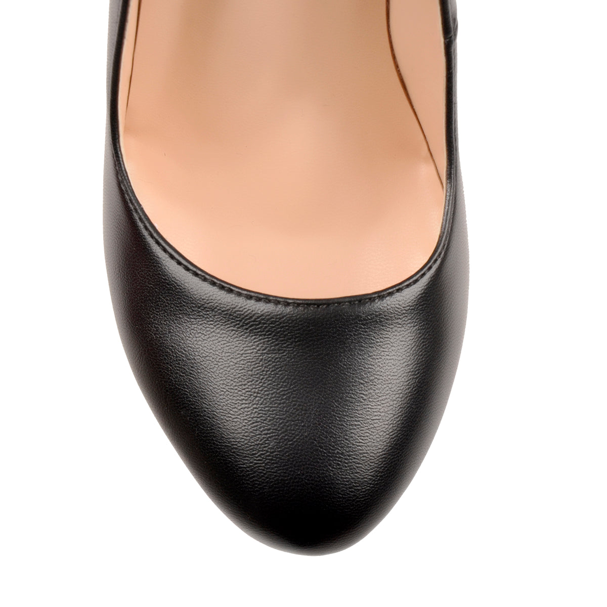 Wood Grain Platform Wedges Round Toe Buckle Strap Pumps - Onlymaker