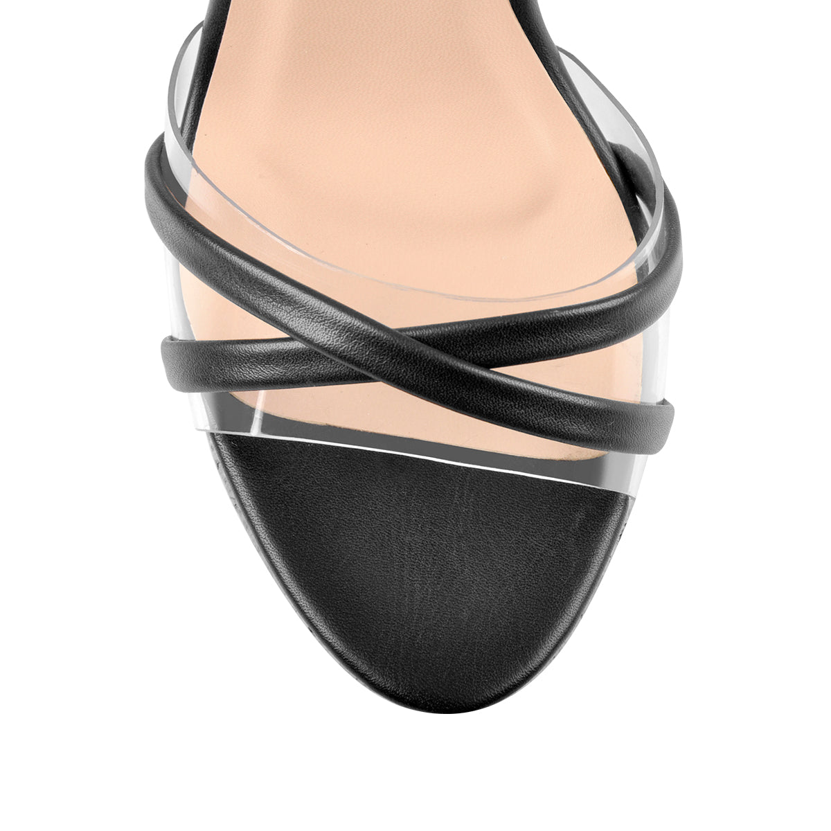 Lace up Wood Platform Wedge Open Toe Sandals - Onlymaker