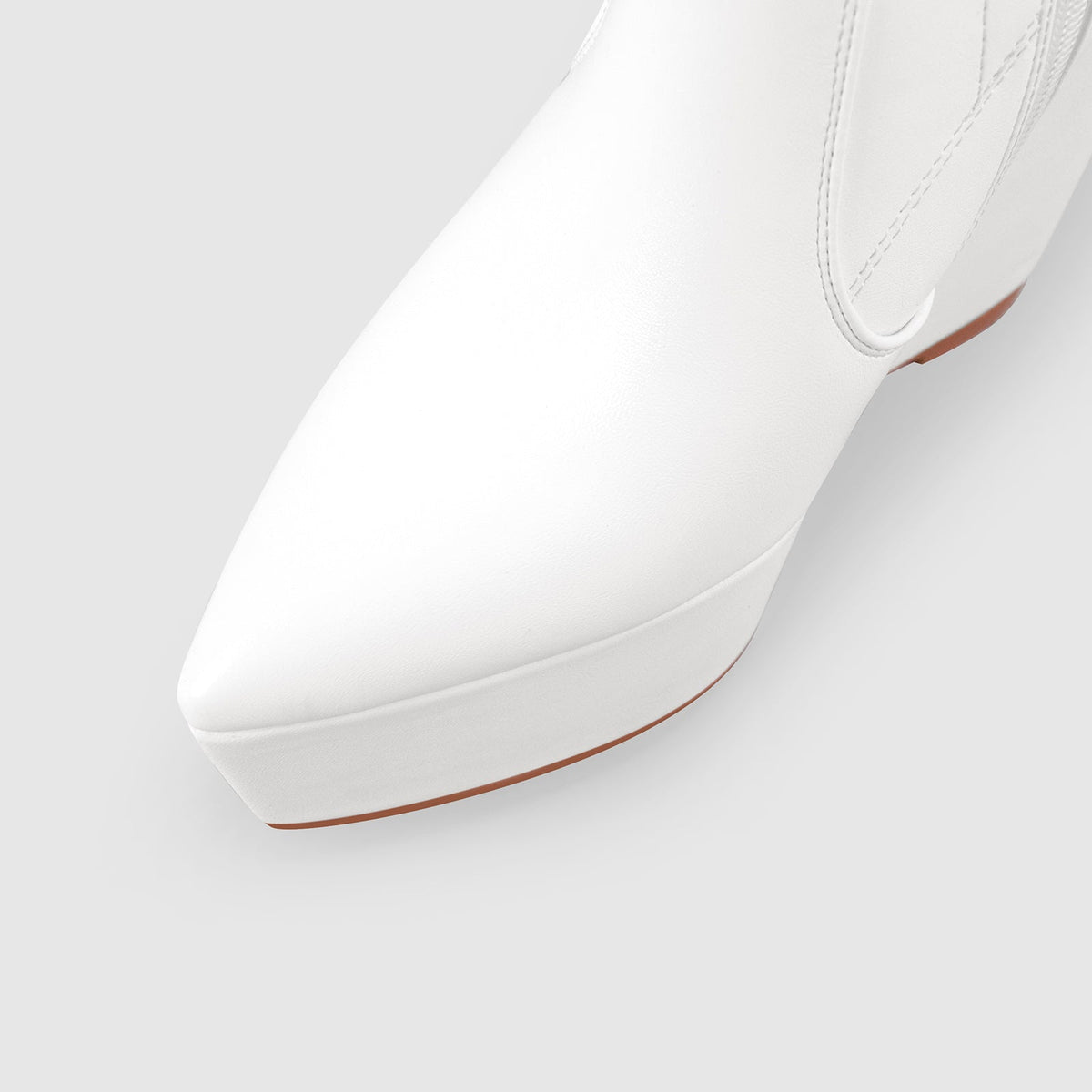 Wedge High Heel Platform Zip up Ankle Boots - Onlymaker