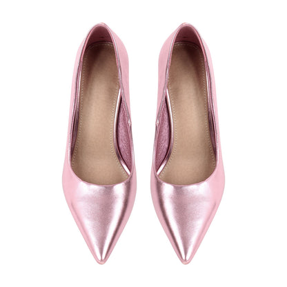 Onlymaker Pumps Multicolor Pointed Toe High Heels - Onlymaker
