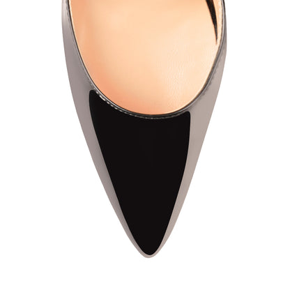 Pointed Toe Ankle Strap Stiletto High Heels Pumps - Onlymaker