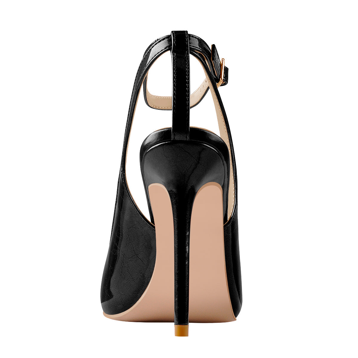 Pointed Toe Ankle Strap Stiletto Pumps - Onlymaker