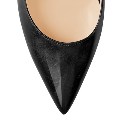 Pointed Toe Ankle Strap Stiletto Pumps - Onlymaker