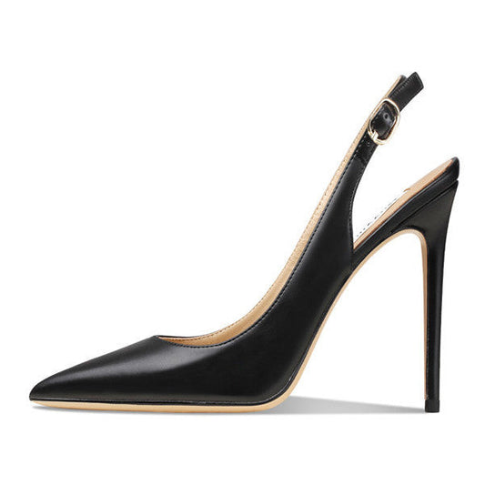 Pointed Toe Stiletto Slingback Pumps - Onlymaker