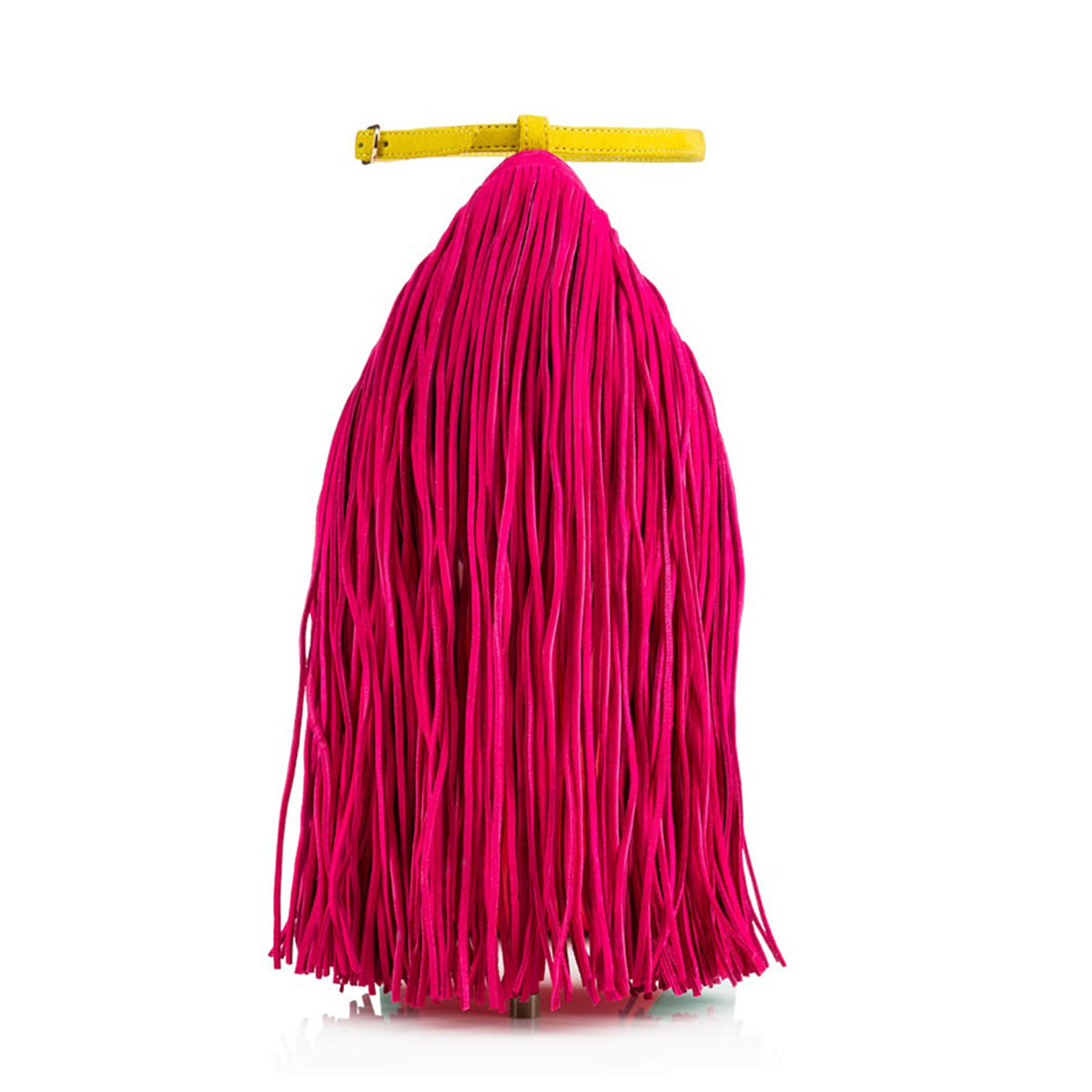 Fringe Decoration Peep Toe High Heel Sandals - Onlymaker
