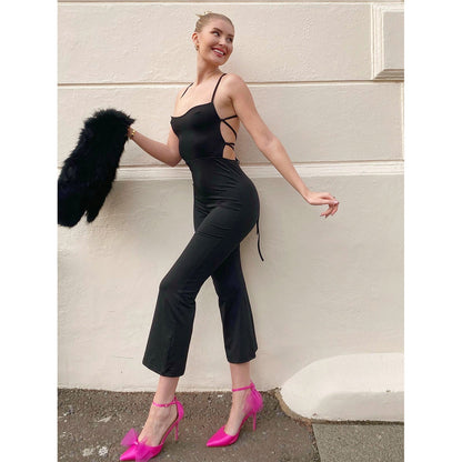 Pointed Toe High Heel Bow Stilettos - Onlymaker