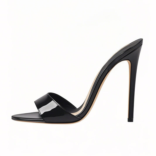 Open Toe High Heel Sandals - Onlymaker
