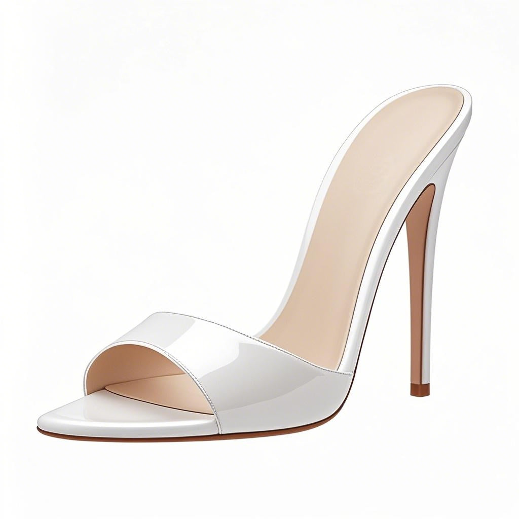 Open Toe High Heel Sandals - Onlymaker