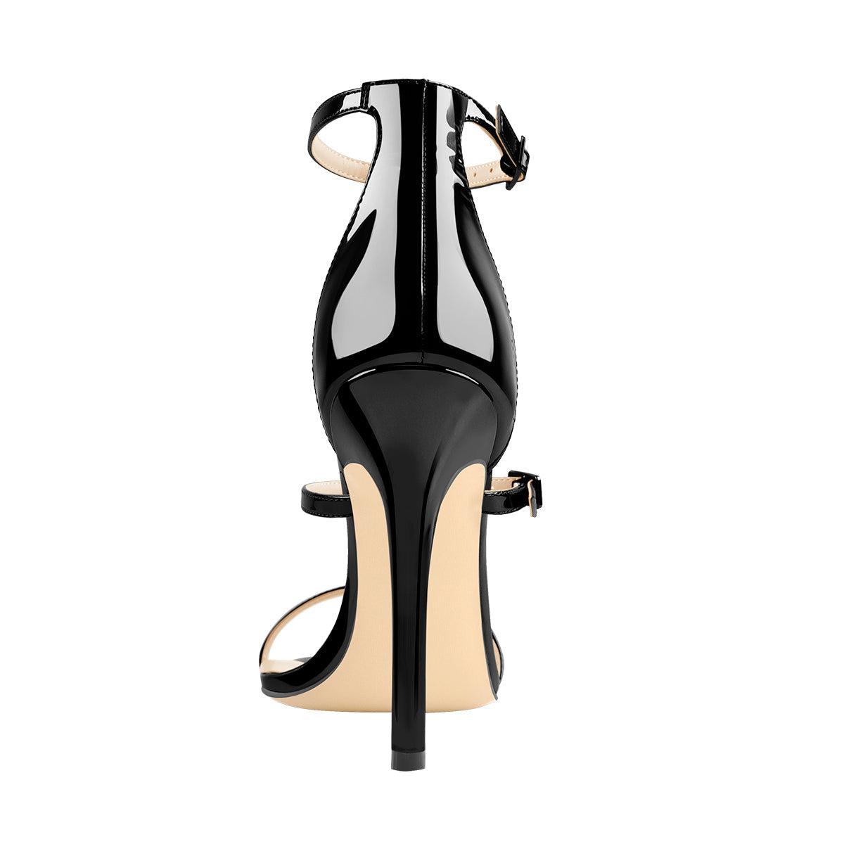 Ankle Strap Stiletto Open Toe Sandals - Onlymaker