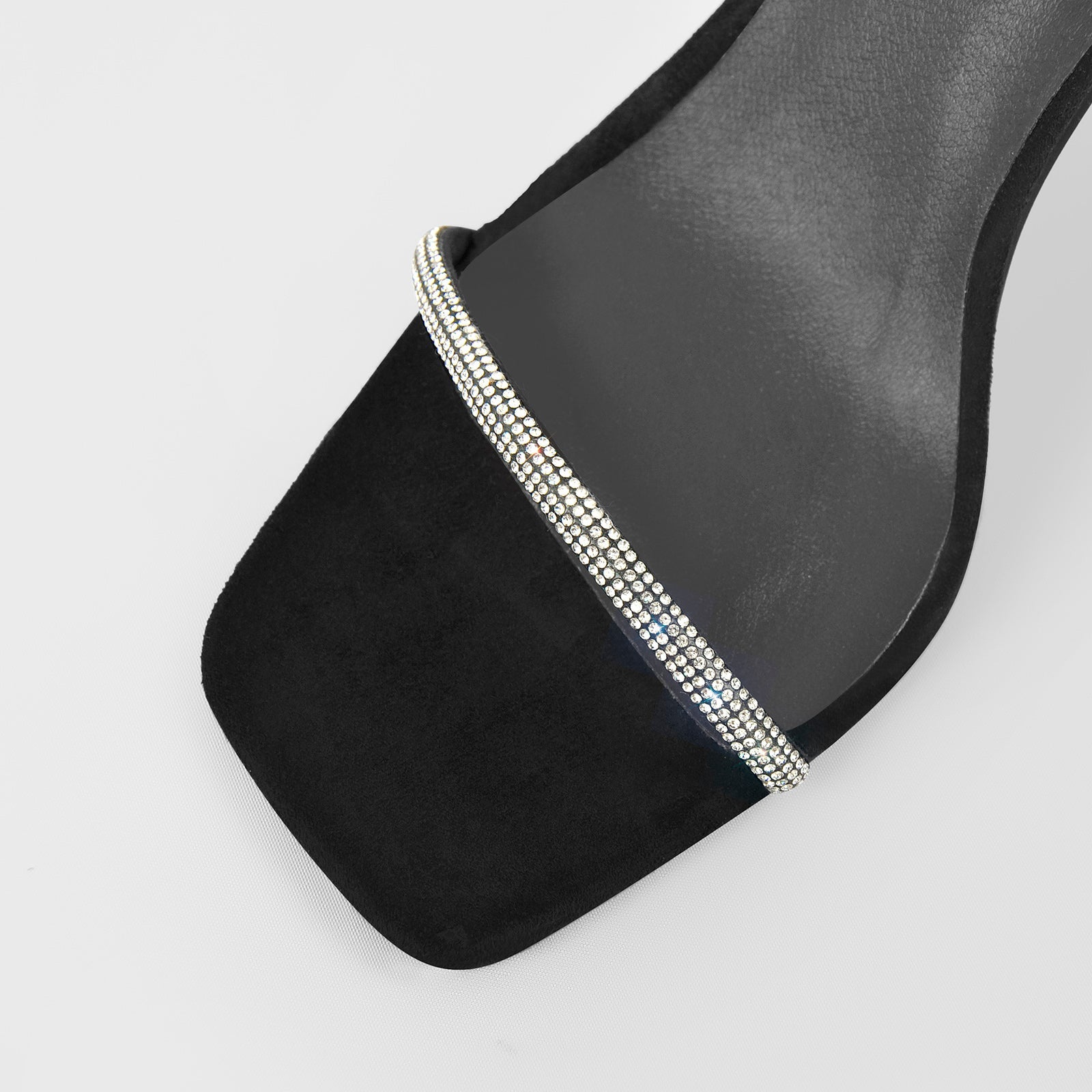 Rhinestones Ankle Strap Stilettos Sandals - Onlymaker