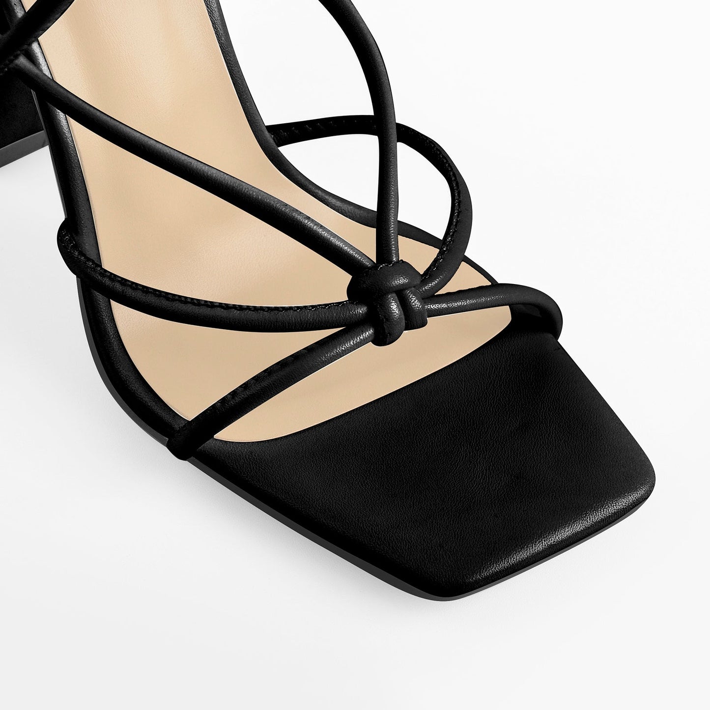 Onlymaker Sandals Lace-up Chunky High Heels - Onlymaker