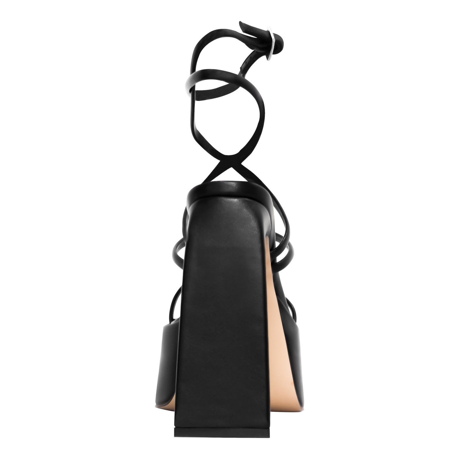 Platform Chunky Triangle Heel Sandals - Onlymaker
