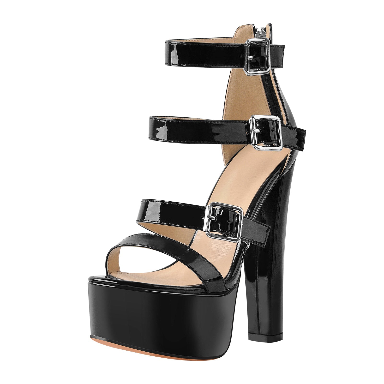 Onlymaker Sandals Platform Chunky High Heels - Onlymaker