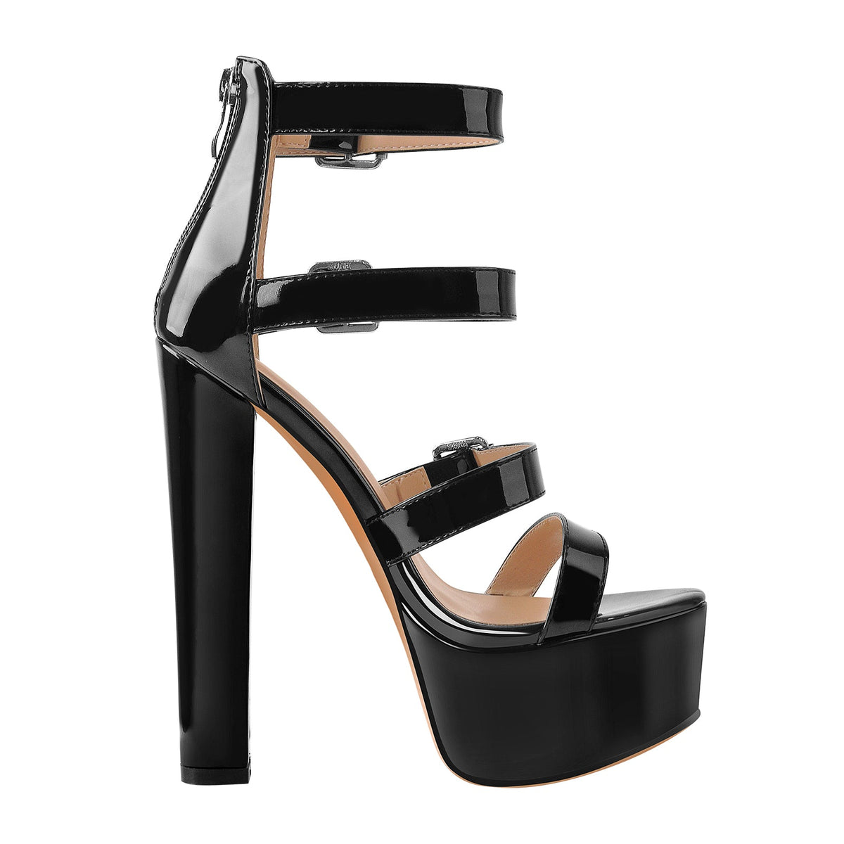 Onlymaker Sandals Platform Chunky High Heels - Onlymaker