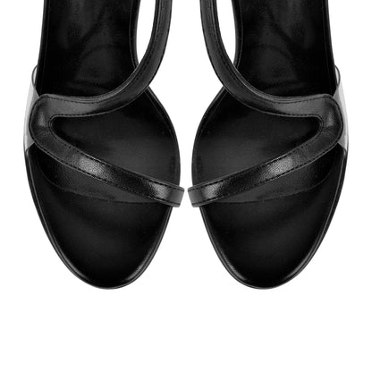 Platform S Strap Slingback High Heel Sandals - Onlymaker