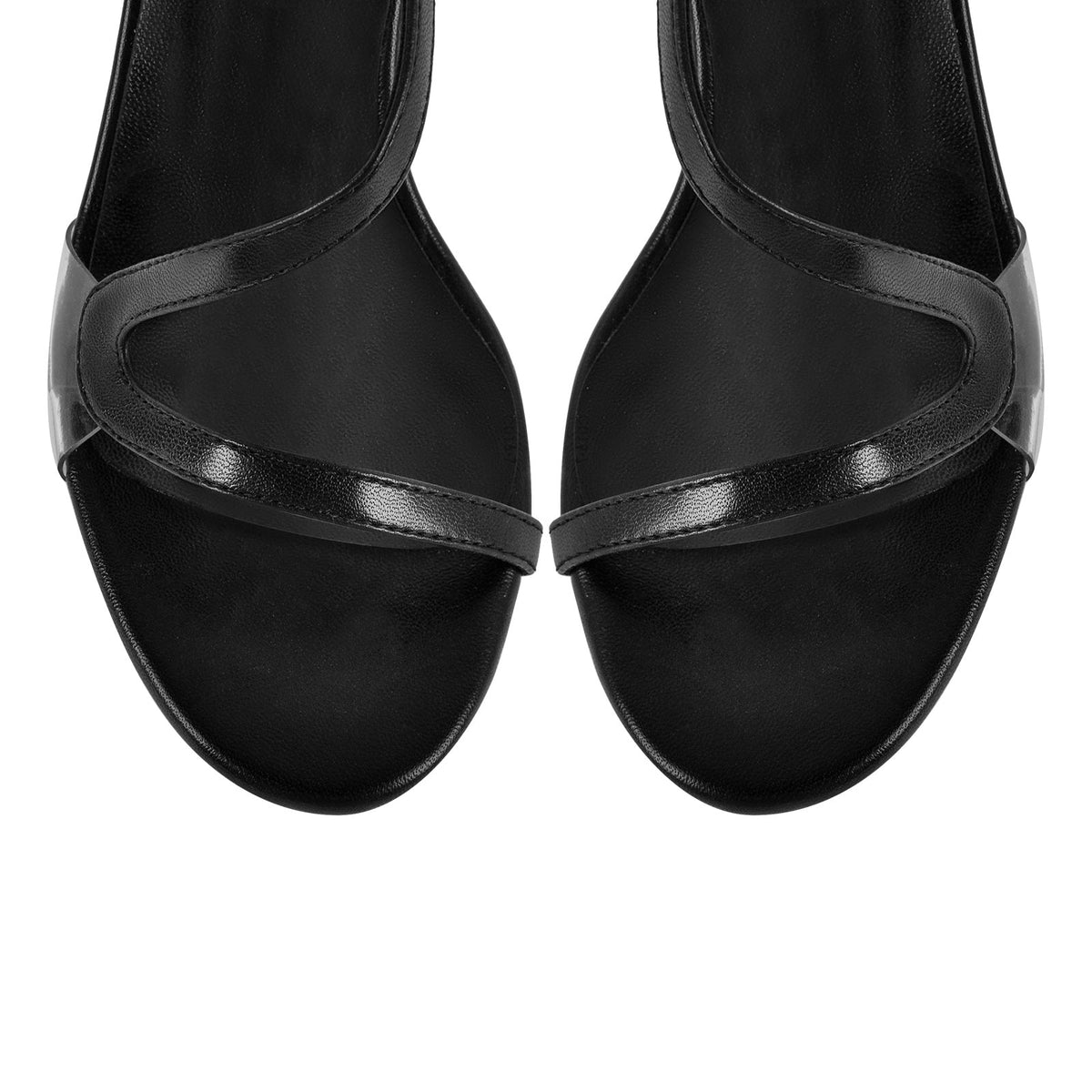 Round Toe S Strap Slingback Sandals - Onlymaker