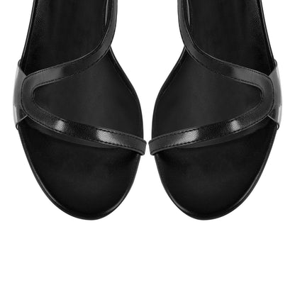 Round Toe S Strap Slingback Sandals - Onlymaker