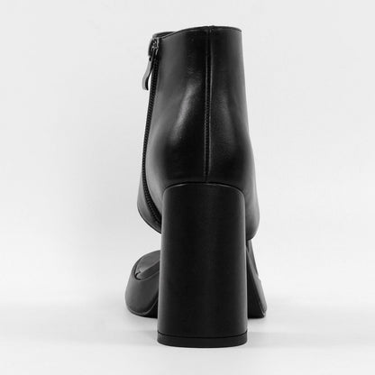 Square Toe Flip-flops Ankle Chunky Heel Sandals - Onlymaker