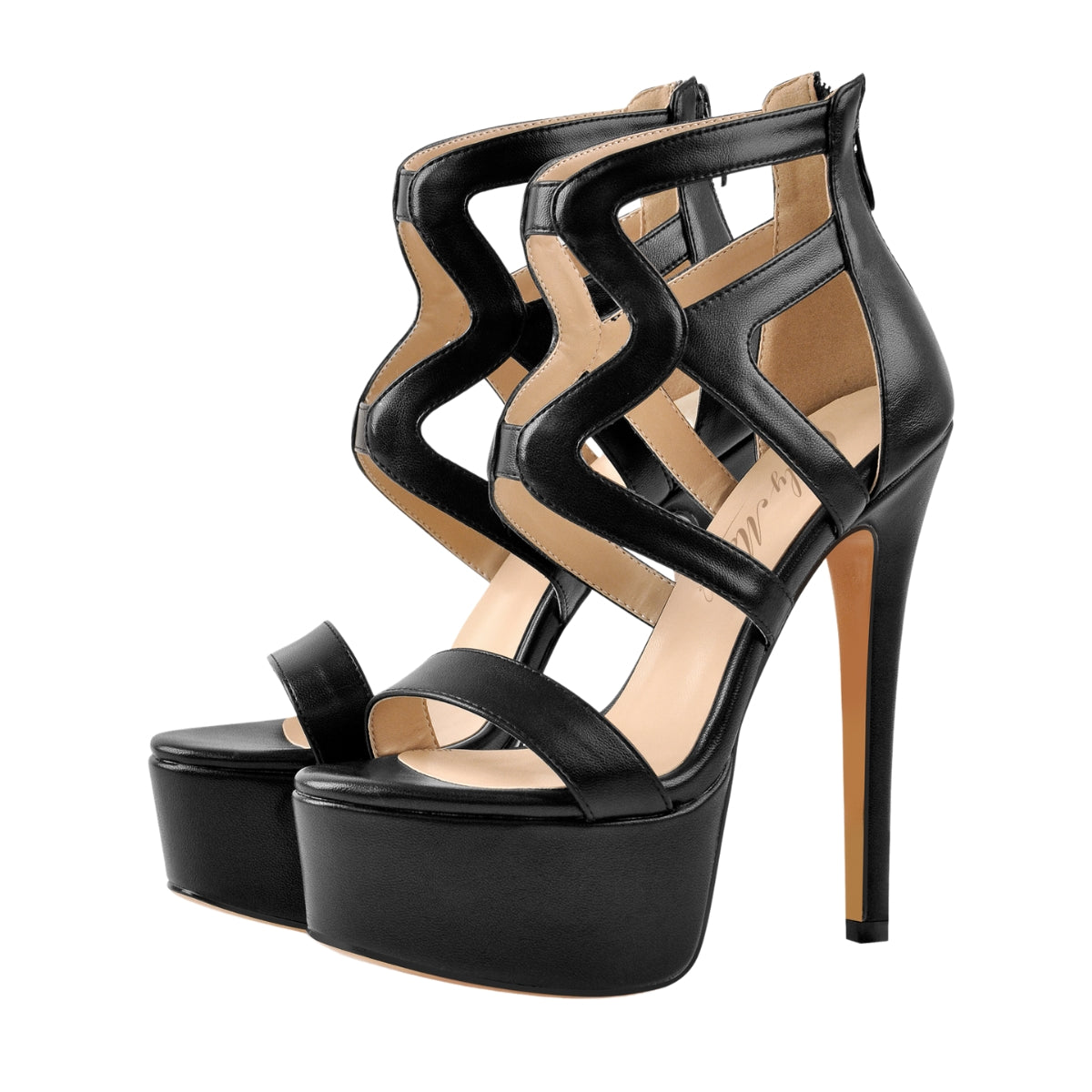 Gladiator Platform Stiletto High Heel Sandals - Onlymaker