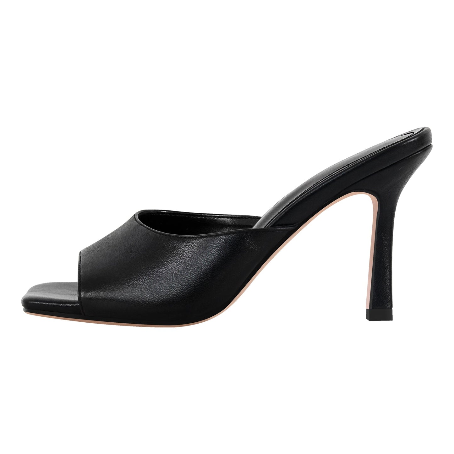 Square Toe Stiletto Sandals Mules - Onlymaker